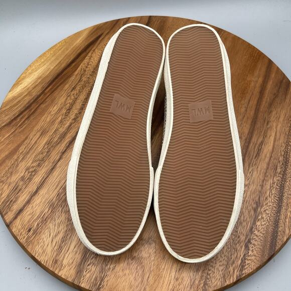 Madewell Sidewalk Shoes Womens 9 M Spotted Calf Hair Leopard Casual Sneakers - Picture 7 of 8